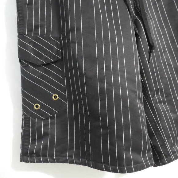 725 ORIGINALS | small | Black and Grey Striped Swim Shorts | Mesh Lining - Picture 6 of 14